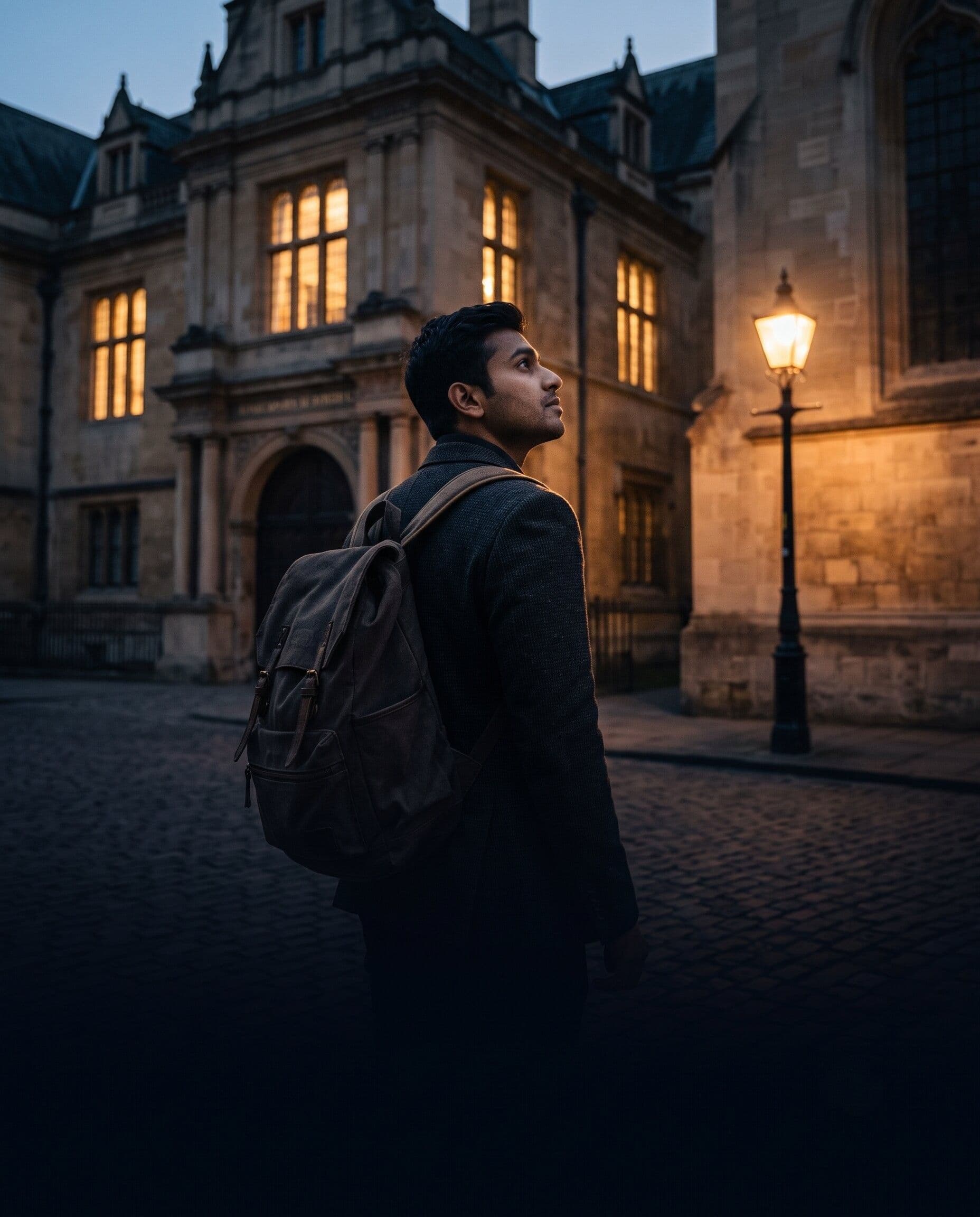 Student preparing to study abroad